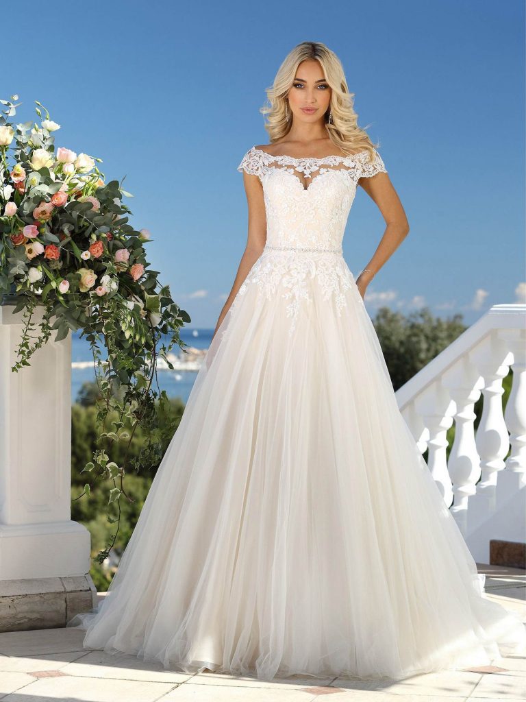 abito da sposa stile romanticop