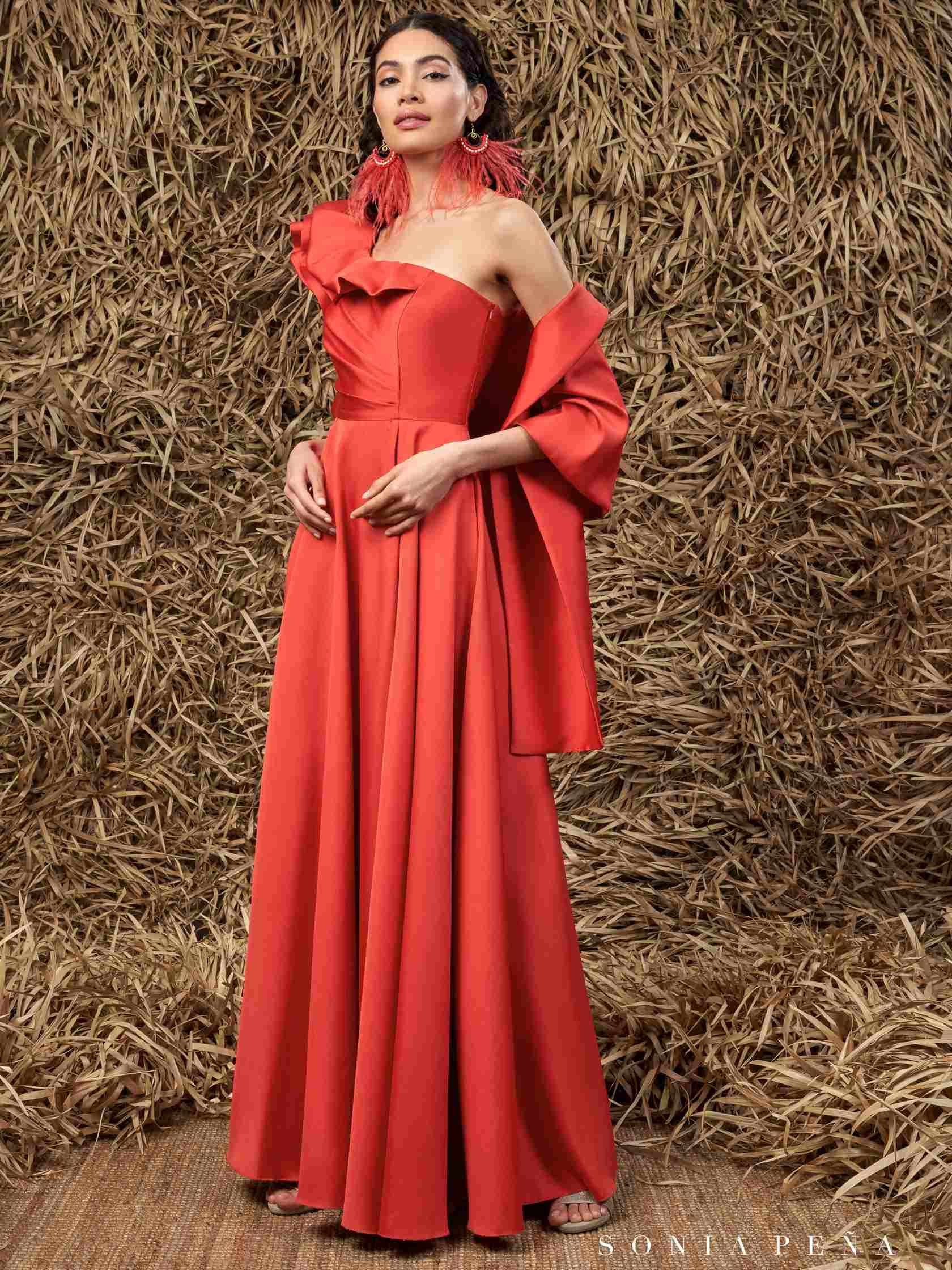 Vestito rosso lungo 18 anni new arrivals
